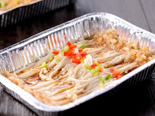 赣县锡纸烤金针菇